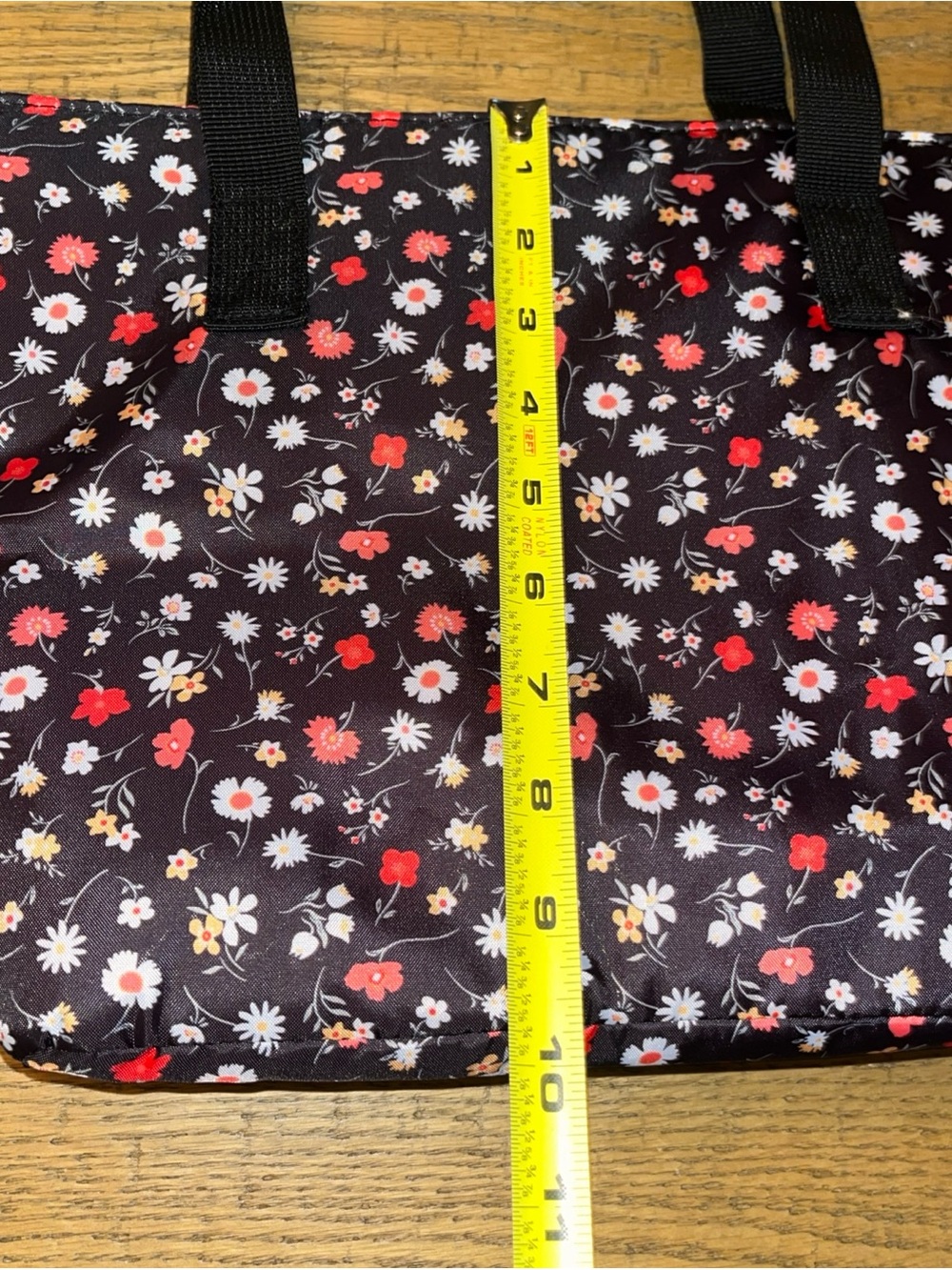California Innovations Insulated Cooler Lunch Bag Black Floral - Picture 9 of 11